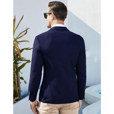 This linen suit made of hight quality cotton linen fabric, which is lightweight, breathable, soft and durable. Professional suit fabric and exquisite tailoring keeps this blazer sharp. This casual sport coat with notch lapel, regular fit, two button closure, left chest real pocket, two real side pockets, inside a real pocket, light shoulder pad. Finished by excellent stitching, this sport coat blazer has a linen texture specially designed for western men, will really make you minimalistic, elega Western Men, Linen Sport Coat, Blazer Linen, Blue Winter Coat, Business Jacket, Best Blazer, Blue Trench Coat, Prom Suits, Slim Fit Blazers