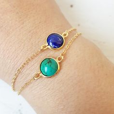 "Gold Lapis Bracelet,Dainty Bracelet,Blue Lapis Bracelet for Women,Birthstone Bracelet,Blue Lapis Jewelry, Blue Gemstone Bracelet 14k gold filled dainty Blue Lapis Birthstone bracelet. Very delicate and dainty gold filled bracelet This tiny gold bracelet prefect for everyday. Great to stack with your other dainty bracelets. Bracelet Measures 6\"-+ 1.5 inch extension. Lapis natural stone- 10mm Made from 14k gold filled . If you would like this chain altered, please convo me. All my jewelry are pa Adjustable Turquoise Bracelet With Birthstone, Blue Dainty Birthstone Bracelets, Dainty Blue Stackable Bracelets, Adjustable Blue Bracelets With Birthstone, Adjustable Blue Birthstone Bracelets, Adjustable Blue Bracelet With Birthstone, Dainty Blue Gemstone Bracelets, Dainty Blue Gemstone Bracelet, Dainty Blue Bracelets With Natural Stones