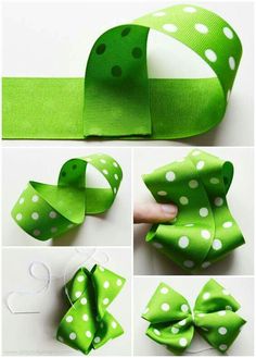 how to make a bow out of ribbon