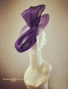 Aimee Fuller Kentucky Derby Hat Heather Lavender Fascinator - Etsy Zambia Fitted Purple Hat With Short Brim, Adjustable Purple Top Hat With Curved Brim, Purple Curved Brim Mini Hat For Kentucky Derby, Purple Short Brim Hat For Royal Ascot, Purple Hat With Short Brim For Royal Ascot, Purple Top Hat For Royal Ascot, Purple Hats For Royal Ascot Races, Purple Mini Hat With Curved Brim For Kentucky Derby, Fitted Purple Hat For Kentucky Derby