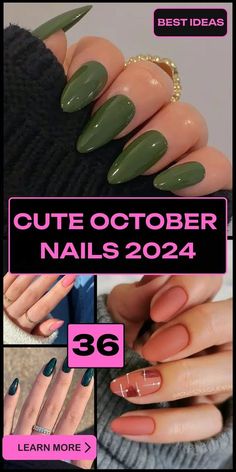 October Dipped Nails Ideas, October Nails Fall Dip, Halloween Nails Short Dip, Dip Halloween Nails, October Dip Nails, 2024 Halloween Nails, October Nails Almond, Almond Nails Dip