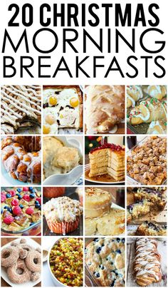 20 christmas morning breakfasts with the title overlay