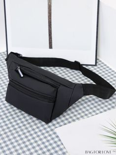 BagForLove - Stylish Green Unisex Waist Bag - Simple Design with a Fashionable Twist Army Green Bag, Grey Bag, Details Pictures, Waist Bags, Word Wrap, Bum Bag, White Space, Anti Theft, Black Bag