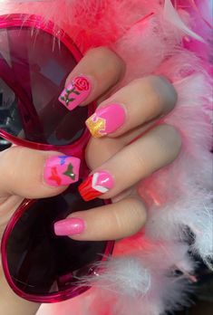 Sleeping Beauty Inspired Nails Sleeping Beauty Inspired Nails, Sleeping Beauty Nails Aurora, Sleeping Beauty Nails, Aurora Nails, Beauty Nails Design, Inspired Nails, Fancy Nails, Maleficent