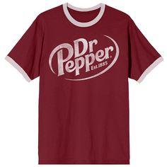 Show off your unique style in this Men's Dr Pepper Logo Short Sleeve Graphic Tee. Show off your unique style in this Men's Dr Pepper Logo Short Sleeve Graphic Tee. FEATURES Crewneck Short sleeveFABRIC & CARE Cotton Machine wash Imported Size: XL. Color: Red. Gender: male. Age Group: adult. Dr Pepper Logo, Titanium Belly Ring, Bold Logo, Logo T, Dr Pepper, Suit Up, Movie T Shirts, Hats For Sale, Logo T Shirt