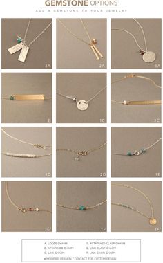 Etsy Add a gemstone // jewelry, customized gift for her, gift for mom, sister gift, charms, simple gold Diy Jewelry Projects, Bracelets Handmade Diy, Accessories Diy Jewelry, Jewelry Making Tutorials, Pearl Gemstone, Bead Jewellery, Simple Jewelry, Trendy Jewelry, Dainty Necklace