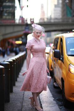 ABIGAIL pink lace dress with pearl buttons Aline dress | Etsy Pink A-line Lace Dress, Feminine Pink A-line Lace Dress, Pink Lace Tea-length Dress, Feminine Pink Dress For Vintage Events, Pink Scalloped Lace Knee-length Dress, Pink Knee-length Scalloped Lace Dress, Pink Knee-length Feminine Lace Dress, 1950s Style Pink Tea-length Dress, Pink Fitted Knee-length Lace Dress