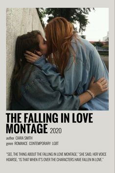 two women hugging each other with the caption'the falling in love'above them