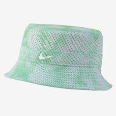 Nike Sportswear Washed Bucket Hat Cap Dh1366-342 New With Tags If You Have Any Questions Please Ask Before Purchasing. Check Out All Of Our Other Great Items Bring Back The Classic Bucket Hat With A Contemporary Twist In The Nike Washed Bucket Hat. The All-Over Print Gives You A Stylish Edge, While The Pearlescent Swoosh On The Crown Celebrates The Brand While Keeping You Cool. Lightweight Mesh Fabric Ensures A Breathable Fit. All-Over Tie-Dye Print Brings A Classic Feel. 100% Polyester. Importe Sporty Streetwear Hat For Spring, Trendy Breathable Hat For Spring, Trendy Breathable Spring Hat, Casual Breathable Hat For Spring, Trendy White Bucket Hat For Outdoor, Breathable Sports Hats For Summer, Summer Sports Hats With Breathable Fabric, Sporty Breathable Bucket Hat, Sporty Green Cap