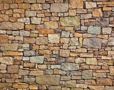 an image of a stone wall that looks like it is made out of bricks