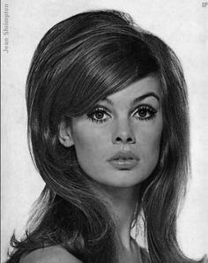 60s Makeup And Hair, 60s Hair And Makeup, 1960s Makeup, 60s Makeup, Hairstyles Theme, Jean Shrimpton