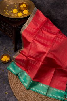 Expertly crafted and intricately designed, this Handwoven Pure Zari Mulberry silk asawali buta border korvai kanjivaram saree is a true masterpiece. Made from the finest quality silk, this saree features a stunning buta border pattern and is adorned with pure zari, making it a luxurious and elegant choice for any occasion. Tussar Silk Pre-draped Saree With Cutdana For Puja, Diwali Raw Silk Pre-draped Saree With Border, Festive Katan Silk Pre-draped Saree With Border, Pre-draped Raw Silk Saree With Border For Festivals, Tussar Silk Handloom Pre-draped Saree For Puja, Paithani Silk Traditional Wear With Border, Paithani Silk Traditional Wear With Border For Ceremonies, Anarkali Traditional Wear With Paithani Silk Border, Tussar Silk Pre-draped Saree With Zari Weaving For Puja