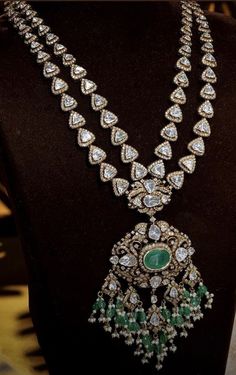 Victorian Haram, Polki Haram, Jewellery Design Gold, Latest Gold Jewellery, Sabyasachi Jewellery, Bridal Jewelry Vintage