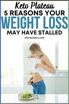 Keto Plateau: 5 Reasons Your Weight Loss May Have Stalled | Keto diet tips | Breaking through weight loss plateau | Overcoming weight loss stall on keto | How to overcome keto weight loss plateau | Tips to break keto plateau and continue weight loss | Restarting weight loss on keto Keto Plateau, Effective Workout Routines, Start Losing Weight, Running Tips, Diet Tips, Workout Routine, Keto Diet