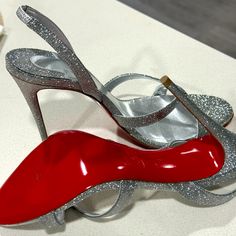 This Is A Brand New Never Worn. Christian Louboutin Emilie 100 Leather Slingback Sandal Size 37 S211 W51 Louboutin Sandals, Christian Louboutin Sandals, Shoes Heels Classy, Cute Shoes Heels, Heels Classy, Slingback Sandal, Louboutin Shoes, Christian Louboutin Shoes, Cute Shoes