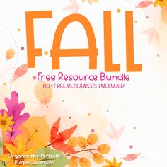 the fall resources bundle includes free resources