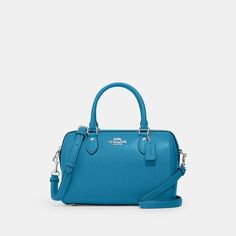 COACH® | Rowan Satchel Coach Rowan Satchel, Laptop Messenger Bags, Blue Handbags, Base 10, Coach Outlet, Leather Hobo, Coach Purses, Satchel Bags, Crossbody Shoulder Bag