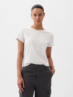 Saw this on Gap: Plain Shirt, Family Event, Plain Shirts, Spring Summer 2024, Pesticides, Crop Tshirt, Petite Size, Nordic Style, Fall Winter Outfits