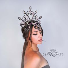 Crystal tiara by Amalia Design, crystal crown, burlesque headpiece, cabaret crown, Burning Man festival crown, show girls headwear, samba Carnival Headpiece, Burlesque Headpiece, Festival Crown, Ballroom Jewelry, Samba Dance, Belly Dance Jewelry, Crystal Tiara, Burning Man Festival, Dance Jewelry