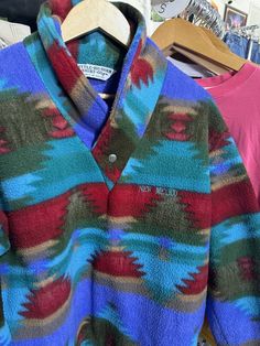 Vintage 80s Little Big Horn New Mexico Colorful Aztec Henley Fleece Size Large Please View All Pictures to Judge Condition and Flaws; Width: 23" Length: 26" All Sales Are Final! Feel free to message us at any questions or concerns. Thank you! Multicolor Fleece Winter Tops, Multicolor Fleece Tops For Winter, Mens Pullover, Pullover Sweater Men, Pullover Men, New Mexico, Horn, Sweater Outfits, Pullover Sweaters