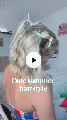 ▷ ▷ pool hairstyle ideas kids, pool hairstyle ideas curly hair, pool party hairstyles, Short Hair Dos, Hairstyle For Short, Different Curls, Hairstyles Beach