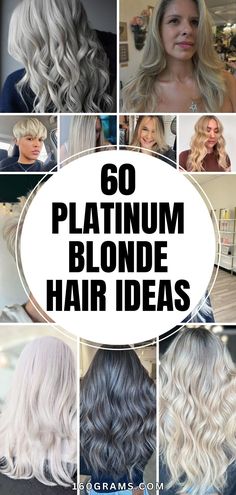 Save this pin for 60 stunning platinum blonde hair ideas to brighten up your look! From icy white to buttery shades, explore these trendy styles to elevate your hair game. #PlatinumBlonde #HairIdeas #FashionBlog Platinum Hair Inspiration, Platinum White Highlights, Types Of Platinum Blonde, Icy Blonde Hair Ideas, Extra Light Ash Blonde Hair, How To Get Platinum Blonde Hair, Blonde Hair Inspo Pics, White Sand Hair, Golden Ash Blonde Hair