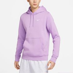 Nike NSW Swoosh hoodie 'Purple' 916271-590 (Men's/Solid Color) Purple Sportswear Sweatshirt For Sports, Purple Sports Hoodie With Crew Neck, Purple Crew Neck Sports Hoodie, Purple Sportswear Hoodie For Streetwear, Sporty Purple Hoodie For Sports, Purple Athleisure Sweatshirt For Sports, Purple Sports Hoodie For Fall, Purple Hoodie For Sports In Fall, Sporty Purple Sweatshirt For Spring