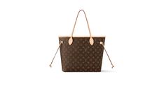 Products by Louis Vuitton: Neverfull MM Casual Monogram Canvas Bags For Everyday Use, Casual Monogram Canvas Shoulder Bag For Everyday, Elegant Brown Bag With Canvas Lining, Neverfull Mm Monogram, Monogram Handbag, Louis Vuitton Neverfull Mm, Neverfull Mm, Lv Monogram, Louis Vuitton Official