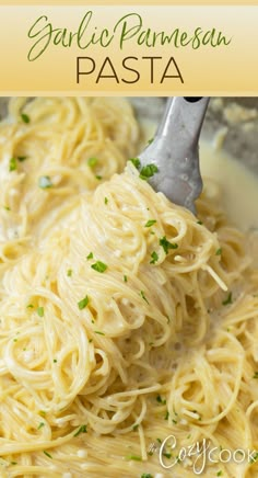 garlic parmesan pasta being twisted with tongs Few Ingredient Pasta, Garlic Parmesan Pasta, Power Snacks, Spicy Pasta, Sustainable Eating, Lunch Inspiration, Budget Family Meals, Cheap Meal Ideas, Simple Family Meals