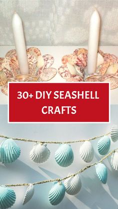 30+ DIY Seashell Crafts Seashells Picture Frame, Diy Shell Hair Accessories, Seashell Garland Diy, Diy Beachy Christmas Ornaments, Shell Mosaic Diy, Seashell Frame Diy, Shell Wreath Diy Seashells, Seashell Mirror Diy, Decorating With Seashells