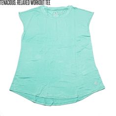 Tenacious Relaxed Workout Tee: Loose fit, crew neck t-shirt with high-low hem Breathable lightweight fabric with supersoft hand feel Fabrics: 95/5 Rayon/Span - Comfort Plus Sizing Preference: XS 0-4 Small 6-8 Medium 10-12 Large 12-14 XL 14-16 1XL 18-20 2XL 22-24 3XL 24-26 Summer Crew Neck T-shirt For Light Exercise, Sporty Stretch Soft-washed Tops, Casual T-shirt For Light Exercise, Stretch Crew Neck T-shirt For Light Exercise, Casual Relaxed Fit Tops For Light Exercise, Casual T-shirt For Light Exercise In Summer, Casual Summer T-shirt For Light Exercise, Cotton Crew Neck T-shirt For Light Exercise, Soft-washed Sports Tops With Crew Neck