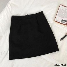 Olivia Mark - Professional Product Title: Gray Midi Pencil Skirt with Bodycon Fit and Elegant Design Professional Skirt, Charcoal Clothing, Bodycon Midi Skirt, Plaid Pleated Skirt, Grey Pencil Skirt, Knee Length Skirt Pencil, High Waist Fashion, Lady Grey, Black Pencil