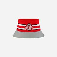 Ohio State Buckeyes Team Stripe Bucket Hat FOCO - FOCO.com Outdoor Hat, Nfl Packers, Logo Display, Outdoor Hats, Ohio State Buckeyes, Fun In The Sun, New Orleans Saints, Hats For Sale, San Francisco 49ers