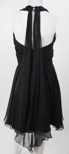 Sheer Chiffon Mini Dress For Evening, Sheer Chiffon Mini Dress For Cocktail, Elegant Silk Chiffon Dress For Night Out, Formal A-line Chiffon Mini Dress, Flowy Chiffon Dress With Pleated Bodice For Evening, Sleeveless Chiffon Mini Dress For Evening, Black Silk Chiffon Evening Dress For Gala, Black Silk Chiffon Evening Dress For Formal Occasions, Silk Chiffon Sleeveless Evening Dress