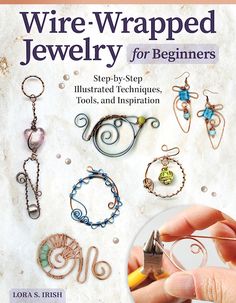 the cover of wire - wrapped jewelry for beginners