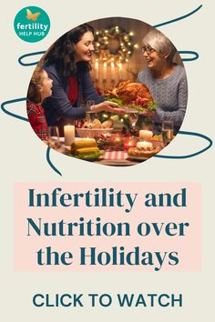 Watch on Fertility Help Hub, to learn how to navigate infertility and nutrition during the holidays. Click to watch. #ttc #ttccommunity #nutrition #christmas #holidays #infertility #fertility Holistic Fertility, Fertility Help, Fertility Yoga, Fertility Awareness, Natural Fertility, Trying To Conceive, Hormone Balancing, Self Healing