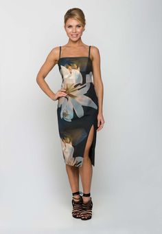 PASDUCHAS 'Ophelia Split Midi' size 8-12 | RRP $229.00 | RENT $99.00 | including postage & dry cleaning Midi Size, Cocktail Dresses