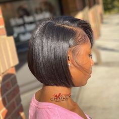 Silk Press Natural Hair 4c, Bob Silk Press Natural Hair, Short Silk Press Natural Hair, Silk Press Natural Hair Styles, Short Silk Press, Short Haircuts Black Hair, Natural Hair 4c, Bob Cut Styles, Bob Hairstyles For Black Women