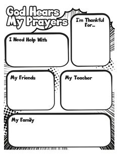 Prayer Reminder Coloring Page Sunday School Activity Sheets, Prayer Activities, Remember To Pray, Kids Church Activities, Sunday School Projects, Children Ministry, Childlike Faith