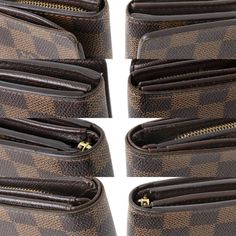 LOUIS VUITTON/Louis Vuitton Portefeuille Tresor bi-fold wallet Damier Ebene N61736 CA0036Brand: Louis VuittonLine: DamierColour: Damier Canvas, EbeneSize (HxWxD): 8.9cm x 14.5cm x 3.3cm / 3.5'' x 5.7'' x 1.29''Condition: GoodCondition details: New Delivery 5-8 or 10-15 working days Please note that during high season and Sale period, delivery times may be affected We accept payment with a Credit card, Debit card, or PayPal. Designer Brown Bifold Wallet, Luxury Brown Trifold Wallet, Luxury Leather-lined Trifold Wallet For Business, Zippy Xl Wallet Louis Vuitton, Louis Vuitton Wallet Zippy, Debit Card, Carry All Bag, Long Wallet, Fashion Games