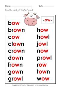 a printable worksheet with words and pictures for children to practice their spelling skills