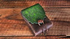 Elf Leaf Belt Pouch Digital Pattern for Leather or Faux Leather Video Tutorial - Etsy Book Holster, Pinterest Mom, Leaf Belt, Leather Patterns, Leather Ideas, Leather Book, Belt Pouch, Leather Books, Leather Projects