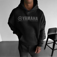 Men Youth Sweatshirt, Unisex Motorcycle Racing Oversized Hoodie Oversized Hoodie Sweatshirt For Sports Season, Oversized Sweatshirt For Sports Season, Crew Hoodie For Streetwear During Sports Season, Winter Sports Crew Hoodie, Branded Winter Streetwear Tops, Crew Hoodie For Sports Season Streetwear, Oversized Hoodie For Streetwear And Sports Season, Winter Streetwear Top With Branding, Hoodie Sweatshirt With Logo Print For Outdoor