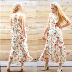 Tropical Print Maxi Dress. 100% Rayon. Thin But Not See Through Due To Print. Tropical Print Maxi Dress, Floral Print Maxi, Printed Maxi, Dress 100, Tropical Print, Printed Maxi Dress, Floral Print, Floral Prints, Maxi Dress