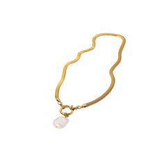 Elegant, stylish and timeless necklace - Material: 18K Gold Plated - Size: 17" - Color: Gold - Included: * One Necklace with a Pearl Pendant Minimalist Gold Pearl Necklace With Chain, Luxury Gold Chain Necklace With Pearl Pendant, Luxury Gold-plated Necklaces With Pearl Pendant, Luxury Gold-plated Necklace With Pearl Pendant, Luxury Gold Plated Necklace With Pearl Pendant, Luxury Gold Plated Snake Chain Necklace, Minimalist Gold Chain Pendant Necklace, Modern Gold Plated Necklace With Adjustable Chain, Modern Gold Plated Round Pendant Necklace