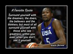 an image of a basketball player with a quote on the front and back of it