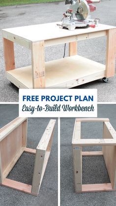 this is an easy to build workbench project for kids that uses wood and plywood