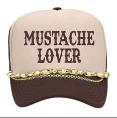 Mustache Lover Tall Trucker Caps are on fire right now!  It is a classic hat and a fashion statement.  Trucker hats make a great birthday gift, Christmas gift or just because gift!  Give this hat to the mustache lover in your family or someone who can rock a mustache!  This is a fun piece to add to any wardrobe or accessory closet!   It is a perfect pair of protection, fashion and fun.  Everyone will love it when you wear it! Mustaches are totally "IN" right now!  Don't miss out on this fun mustache trucker hat! Trucker caps are perfect for merchandising--they're versatile and fit almost any occasion.   You won't go wrong by adding this trucker hat to your collection.  Buy it for yourself, a family member, a friend or buy it for a whole group to wear!  A 100% polyester front and 100% nylon Funny Baseball Cap For Gift, Novelty Mini Snapback Hat, Novelty Snapback Hat, Trucker Style Baseball Cap With Flat Brim As Gift, Novelty Snapback Baseball Cap, Trucker Style Flat Brim Baseball Cap As Gift, Trucker Baseball Cap With Flat Brim For Gift, Trucker Hat With Flat Brim As Gift, Funny Hats With Letter Print As Gift