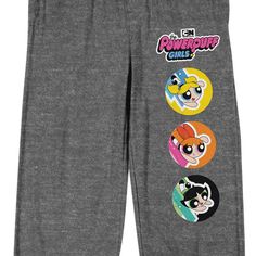 Save the City of Townsville with these men's Powerpuff Girls pajama pants. Drawstring, elastic waistband Fly frontFIT & SIZING Approximate 32-in. inseam Relaxed fitFABRIC & CARE Cotton, polyester Machine wash Imported Size: XXL. Color: Med Grey. Gender: male. Age Group: adult. Pattern: Graphic. Cheap Cartoon Print Bottoms For Loungewear, Cotton Pants With Elastic Waistband For Sleepovers, Cotton Sweatpants With Elastic Waistband For Sleepover, Casual Long Pants For Sleepovers, Casual Sweatpants With Elastic Waistband For Pajama Party, Cotton Sweatpants With Elastic Waistband For Pajama Party, Cotton Leggings With Elastic Waistband, Casual Bottoms With Elastic Waistband For Sleepover, Casual Sweatpants For Sleepovers