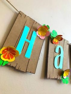 Cumpleaños, temática hawaiana, temática de fiesta Birthday Banner Ideas, Hawai Party, Hawaii Decorations, Tropical Banner, Banner Flower, Flower Sign, Luau Party Decorations, Island Party